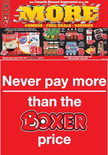 Boxer catalogue  - 25/04/2024 - 28/04/2024.