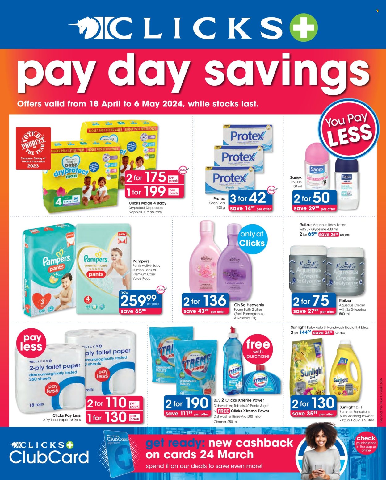 Clicks specials - 18/04/2024 - 06/05/2024. Page 1