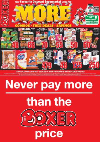 Boxer catalogue  - 25/04/2024 - 28/04/2024.