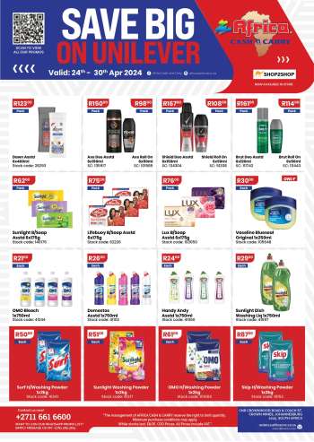 Africa Cash & Carry catalogue  - 24/04/2024 - 30/04/2024.