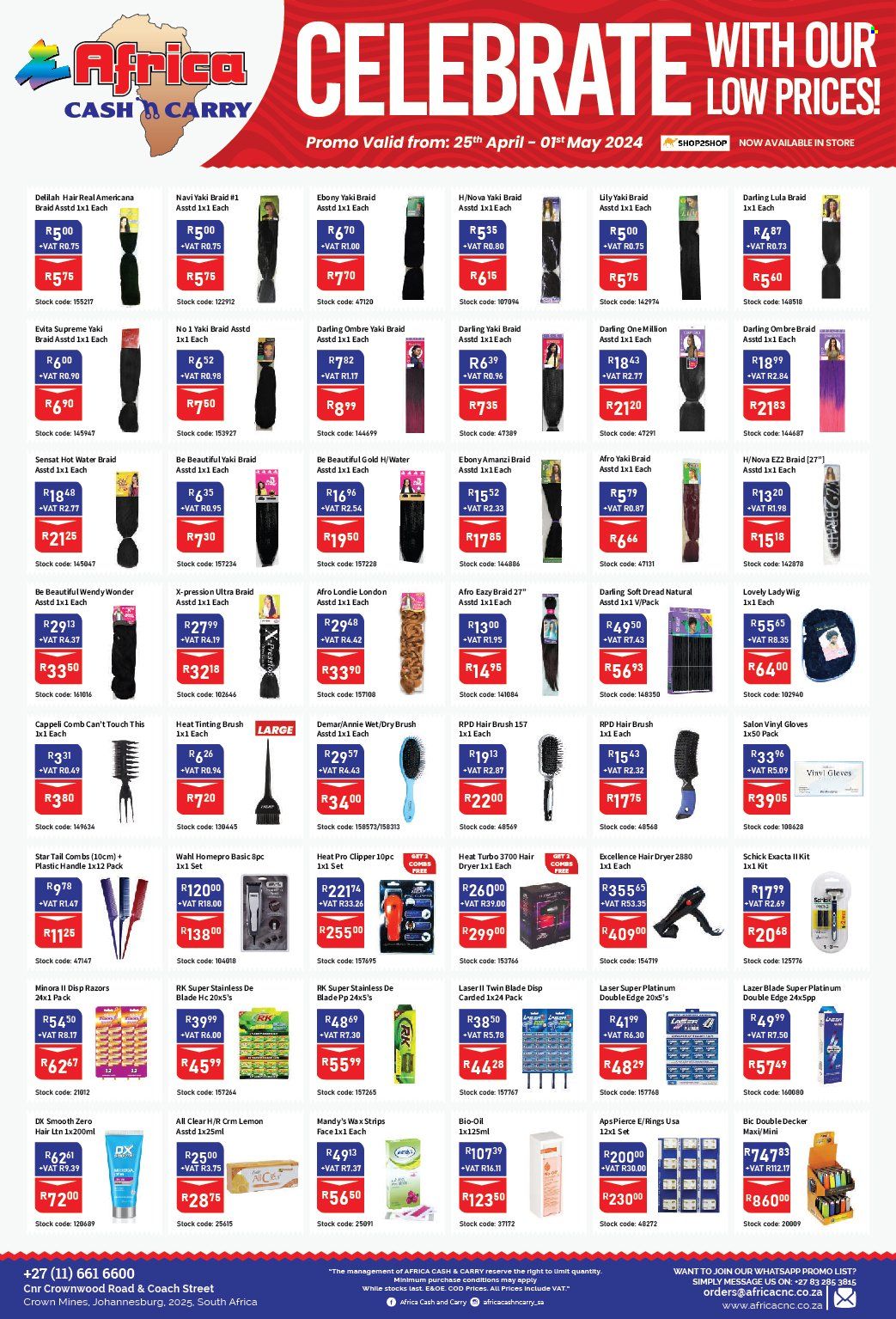 Africa Cash & Carry specials - 25/04/2024 - 01/05/2024. Page 7