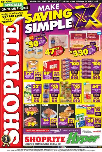 Shoprite catalogue  - 25/04/2024 - 28/04/2024.
