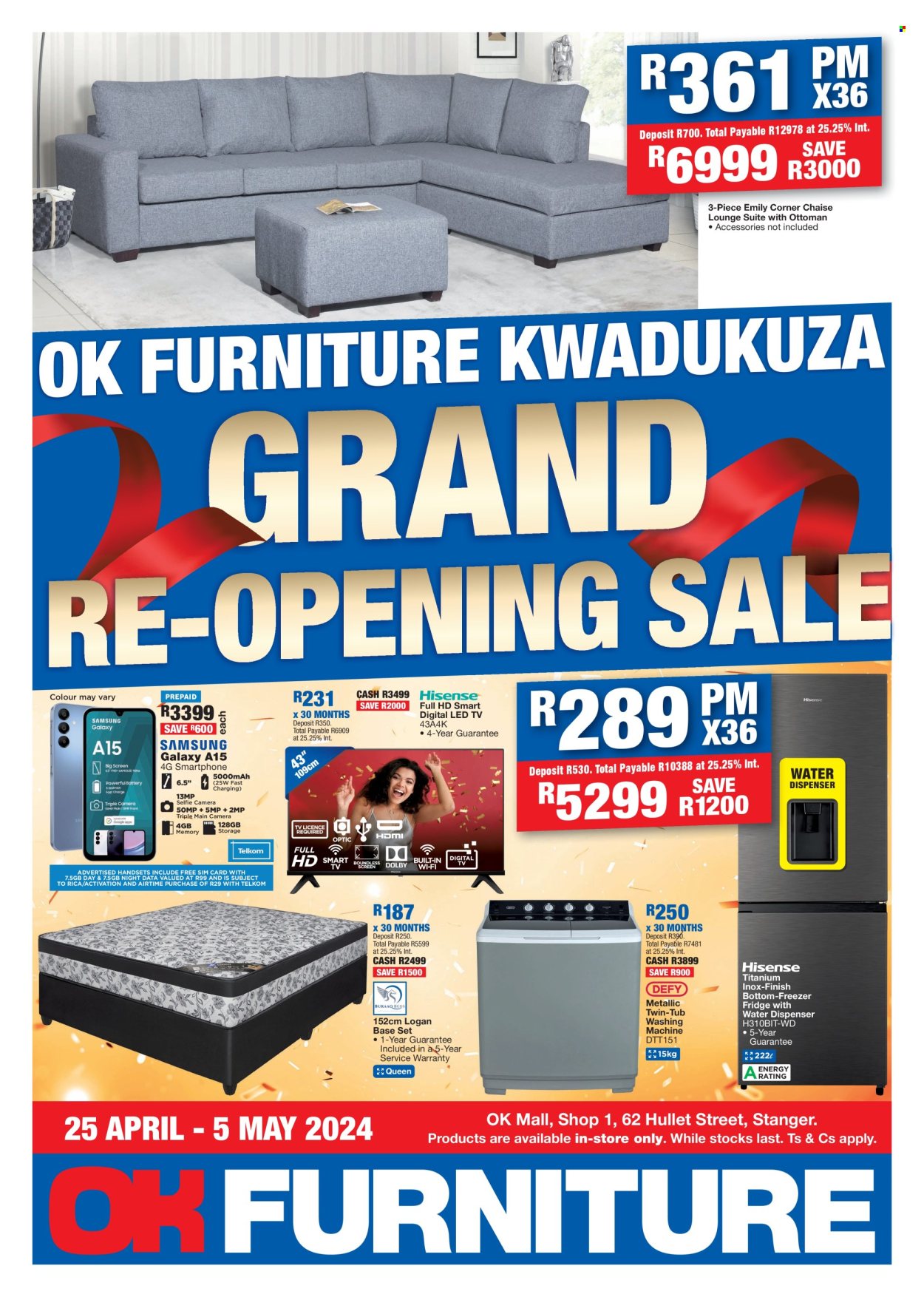 OK Furniture specials - 25/04/2024 - 05/05/2024. Page 1