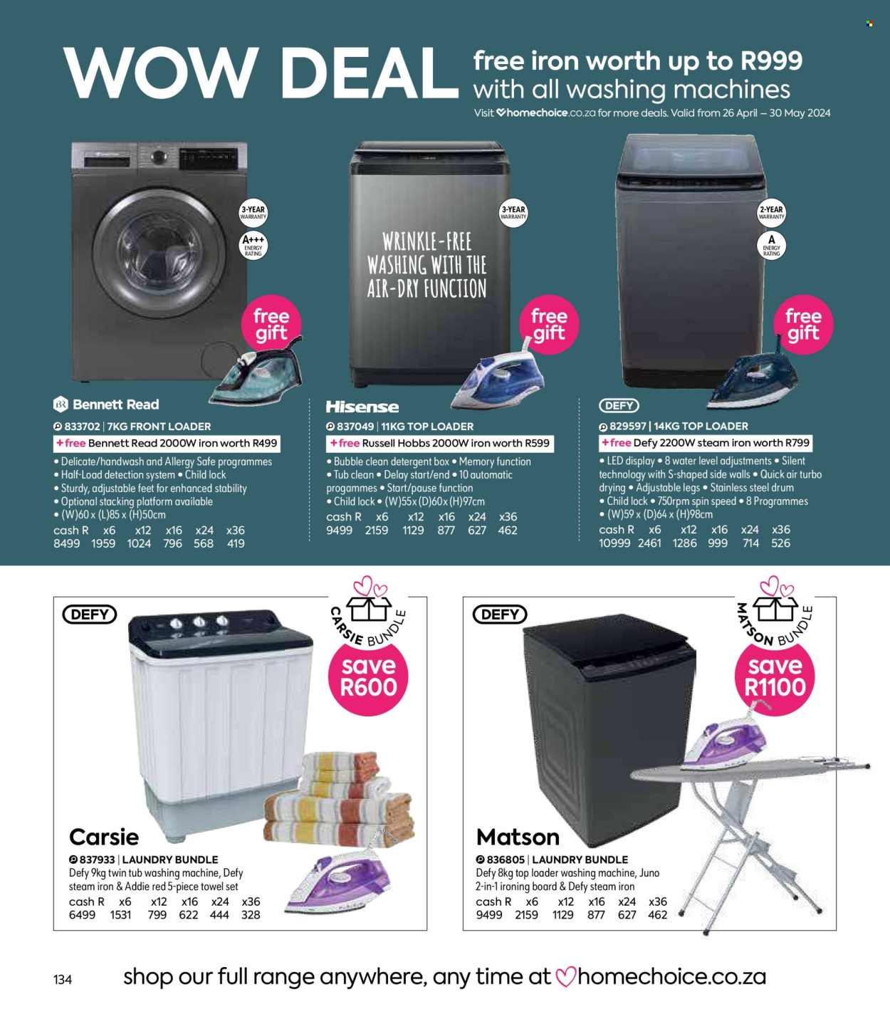 HomeChoice specials - 26/04/2024 - 27/06/2024. Page 134