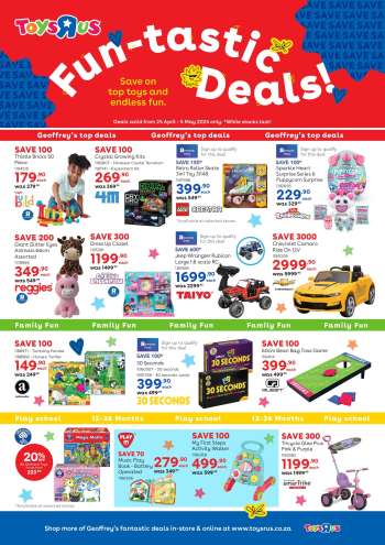 Toys R Us catalogue  - 25/04/2024 - 05/05/2024.