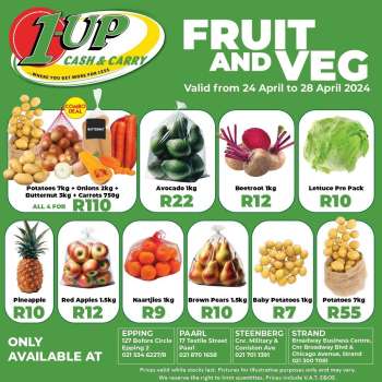 1UP Cash & Carry catalogue  - 24/04/2024 - 28/04/2024.