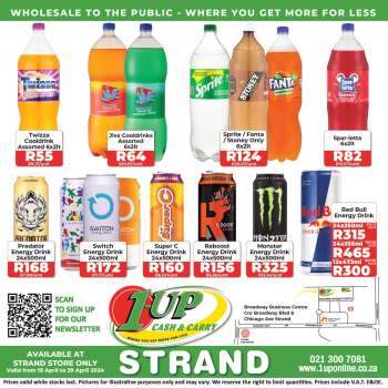 1UP Cash & Carry catalogue  - 19/04/2024 - 29/04/2024.