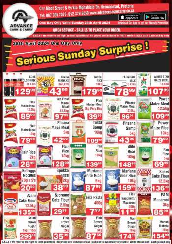 Advance Cash & Carry catalogue  - 28/04/2024 - 28/04/2024.