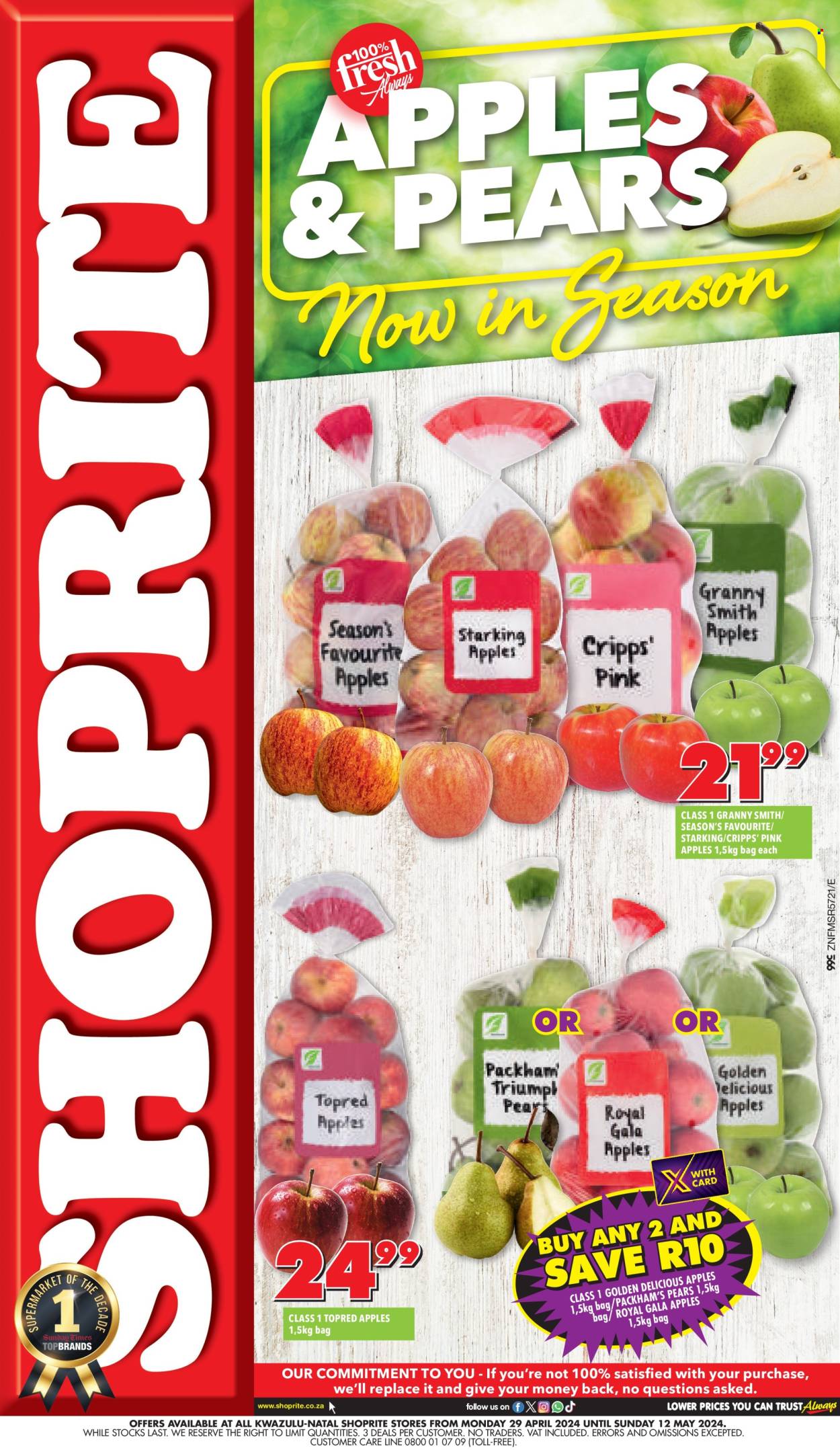 Shoprite specials - 29/04/2024 - 12/05/2024. Page 1