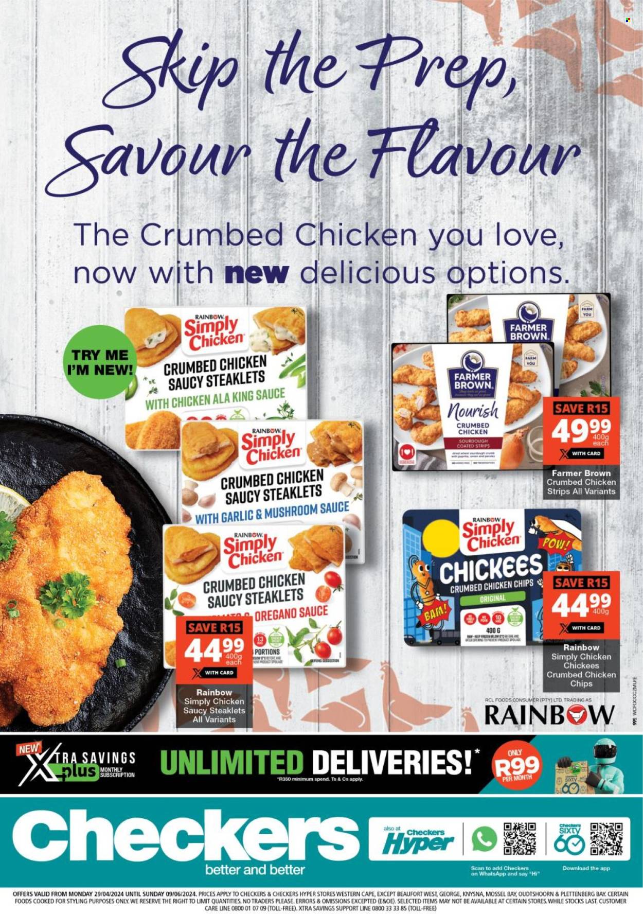 Checkers specials - 29/04/2024 - 09/06/2024. Page 1