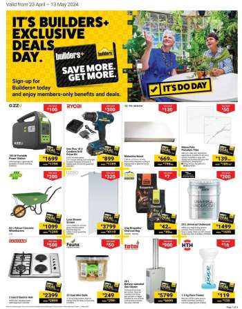 Builders catalogue  - 23/04/2024 - 13/05/2024.