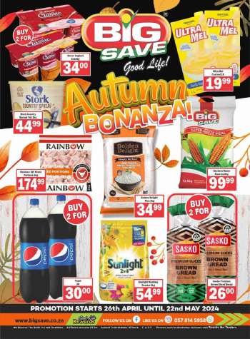 Big Save catalogue  - 26/04/2024 - 22/05/2024.