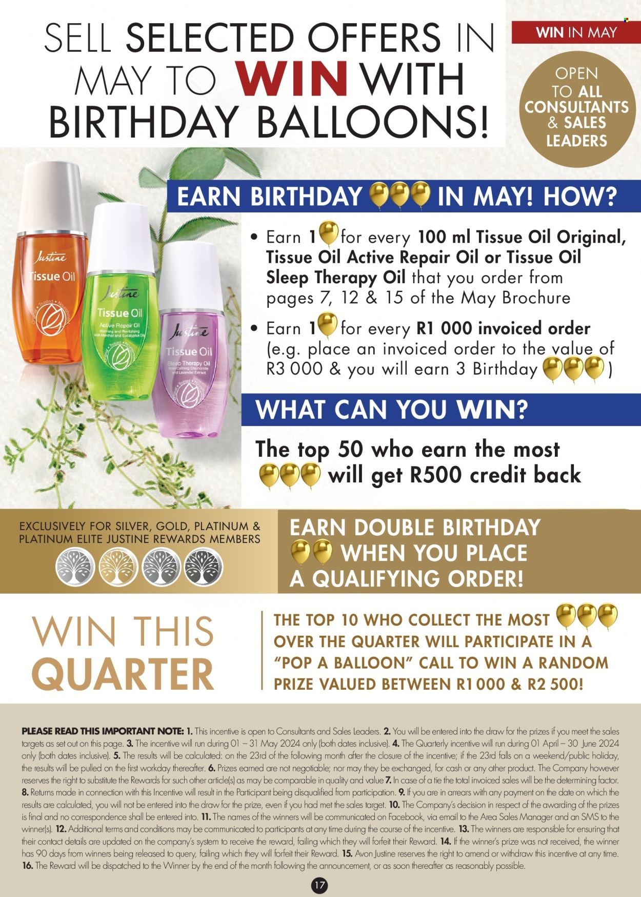 Justine specials - 01/05/2024 - 31/05/2024. Page 17