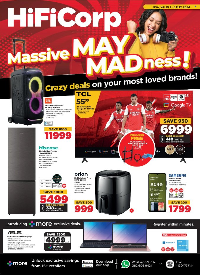 HiFi Corp specials - 01/05/2024 - 05/05/2024. Page 1