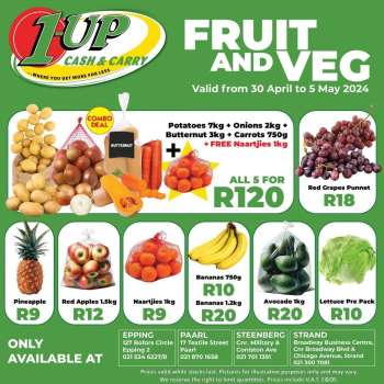 1UP Cash & Carry catalogue  - 30/04/2024 - 05/05/2024.