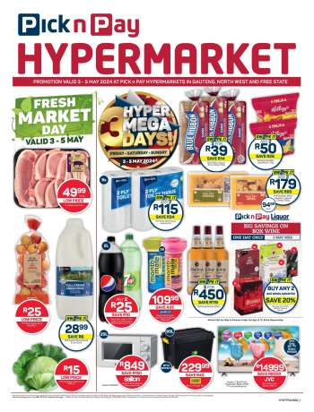 Pick n Pay Hypermarket catalogue  - 03/05/2024 - 05/05/2024.