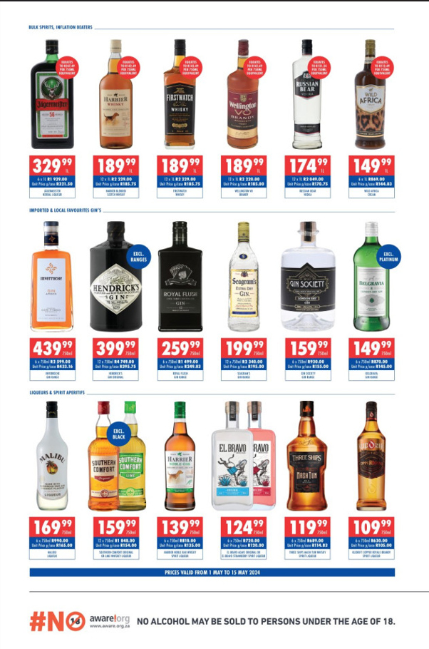 Ultra Liquors specials - 01/05/2024 - 15/05/2024. Page 2