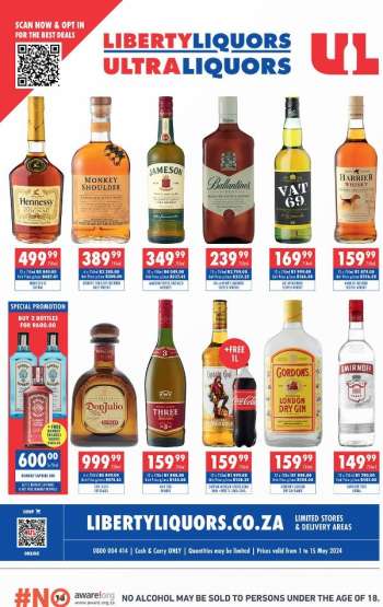 Liberty Liquors catalogue  - 01/05/2024 - 15/05/2024.