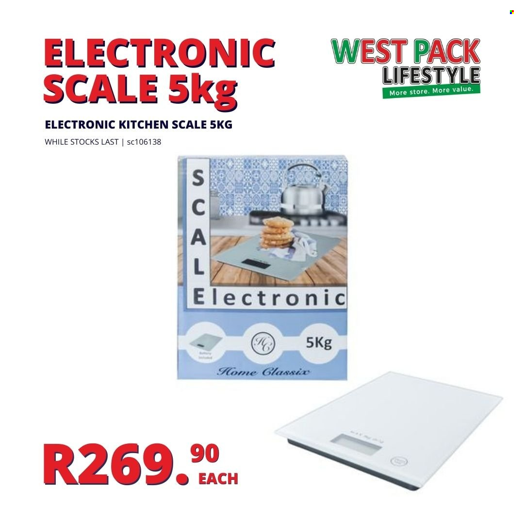 West Pack Lifestyle specials. Page 1