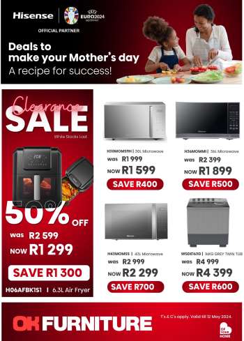 OK Furniture catalogue  - 02/05/2024 - 12/05/2024.