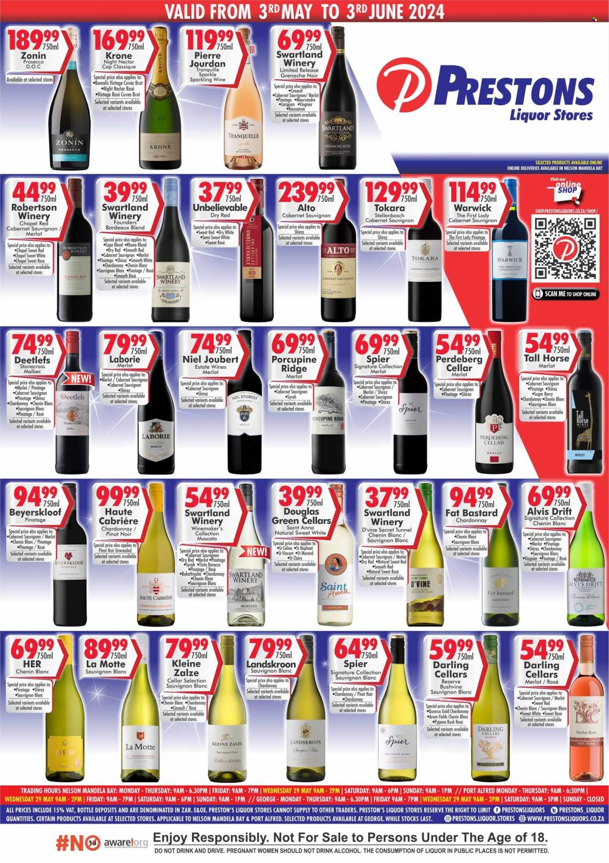 Prestons Liquor Stores specials - 03/05/2024 - 03/06/2024. Page 1