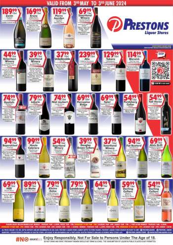 Prestons Liquor Stores catalogue  - 03/05/2024 - 03/06/2024.