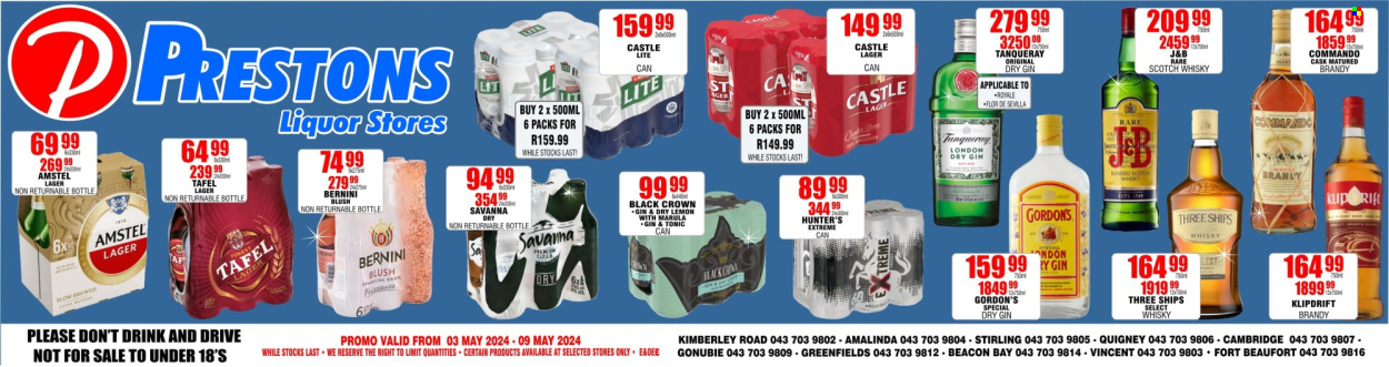 Prestons Liquor Stores specials - 03/05/2024 - 09/05/2024. Page 1