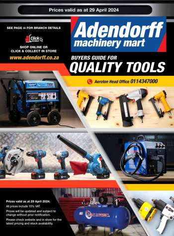 Adendorff Machinery Mart catalogue .