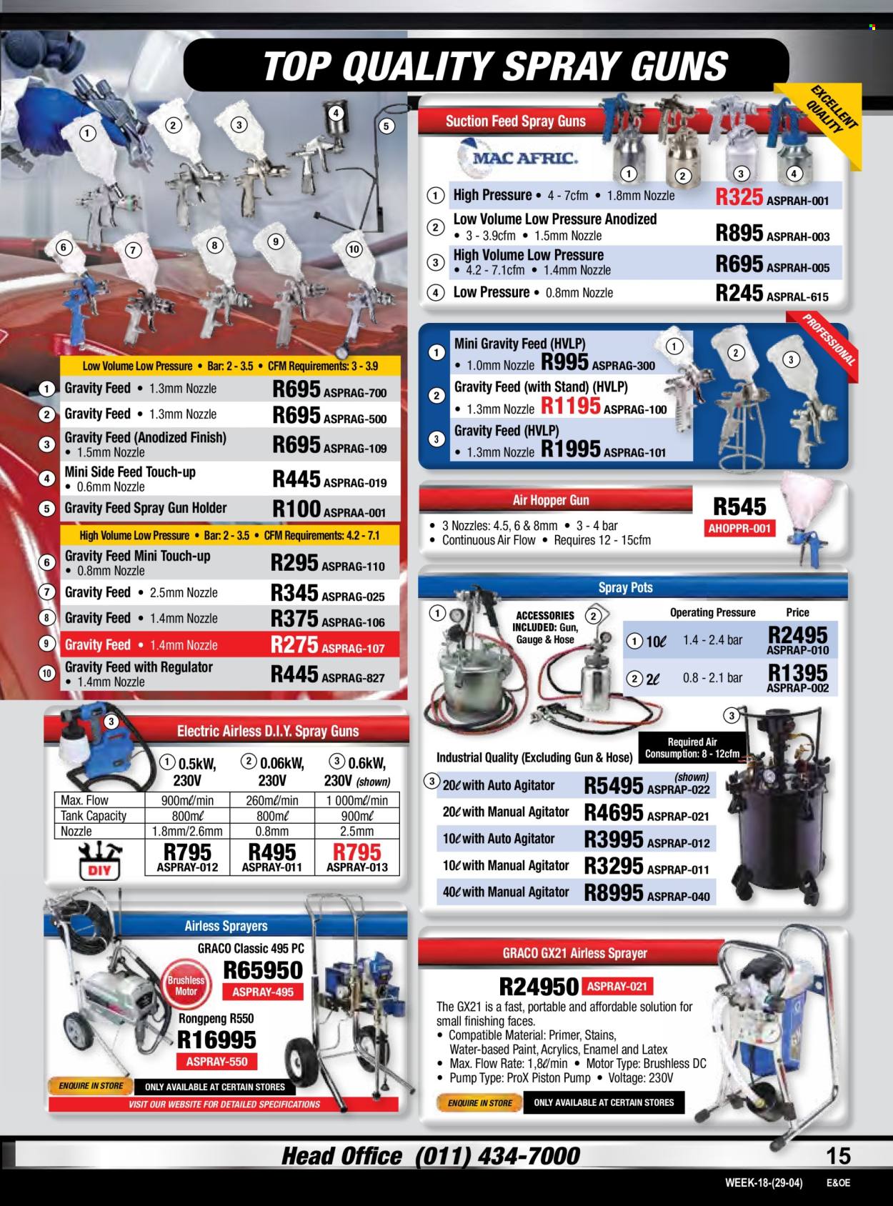Adendorff Machinery Mart specials. Page 17
