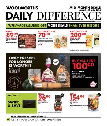 Woolworths catalogue  - 06/05/2024 - 19/05/2024.