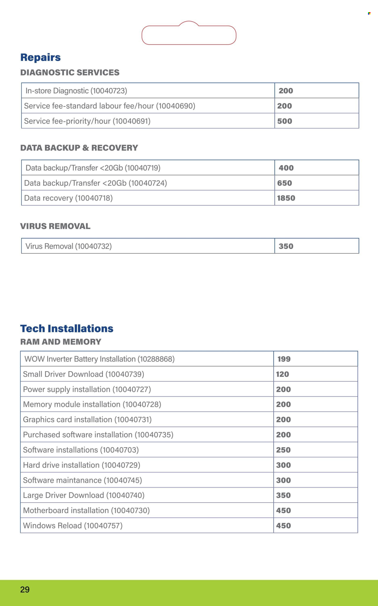 Incredible Connection specials. Page 30