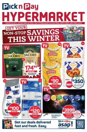 Pick n Pay Hypermarket catalogue  - 09/05/2024 - 22/05/2024.