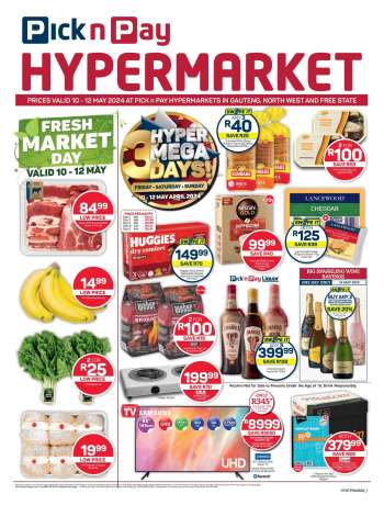 Pick n Pay Hypermarket catalogue  - 10/05/2024 - 12/05/2024.