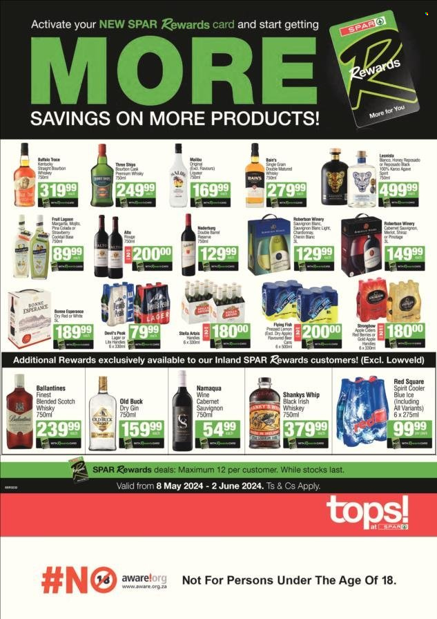 TOPS at SPAR specials - 08/05/2024 - 12/05/2024. Page 1