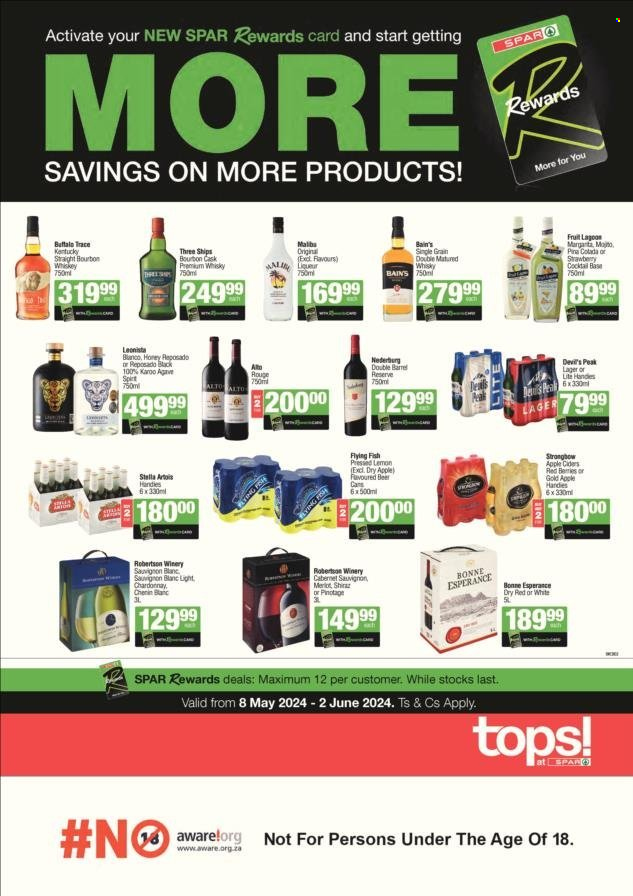 TOPS at SPAR specials - 08/05/2024 - 12/05/2024. Page 1