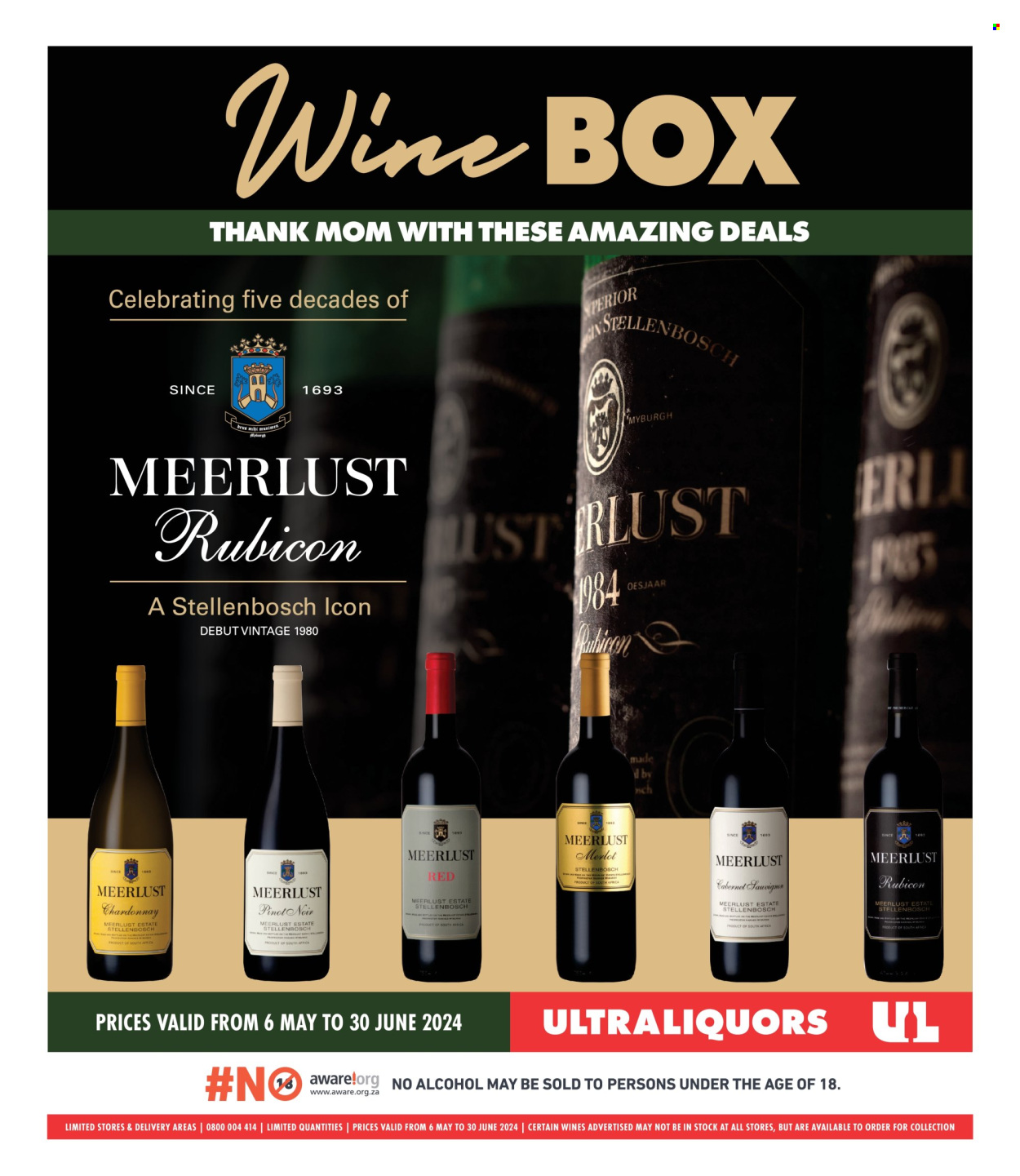 Ultra Liquors specials - 06/05/2024 - 30/06/2024. Page 1