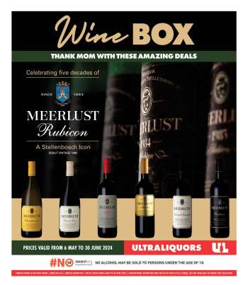 Ultra Liquors catalogue  - 06/05/2024 - 30/06/2024.