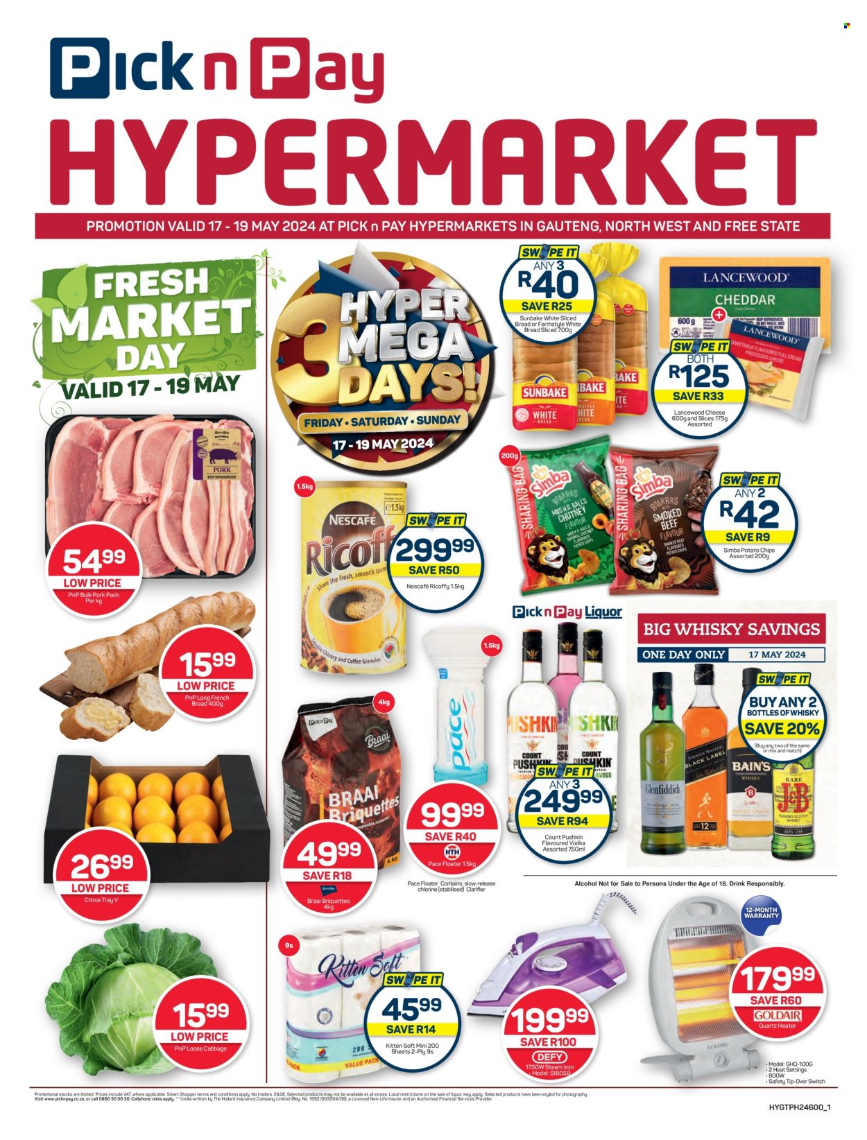 Pick n Pay Hypermarket specials - 17/05/2024 - 19/05/2024. Page 1