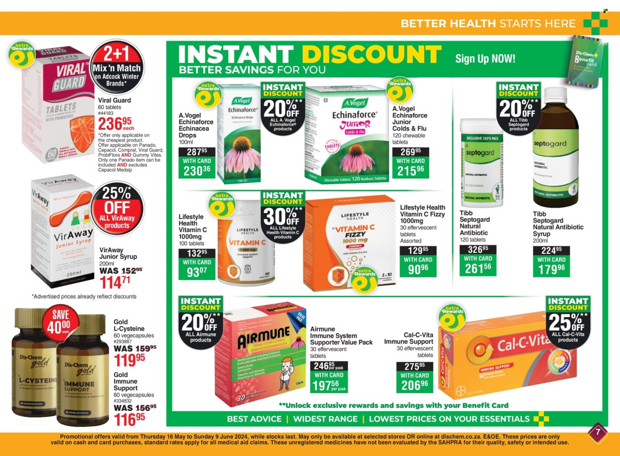 Dis-Chem specials - 16/05/2024 - 09/06/2024. Page 7
