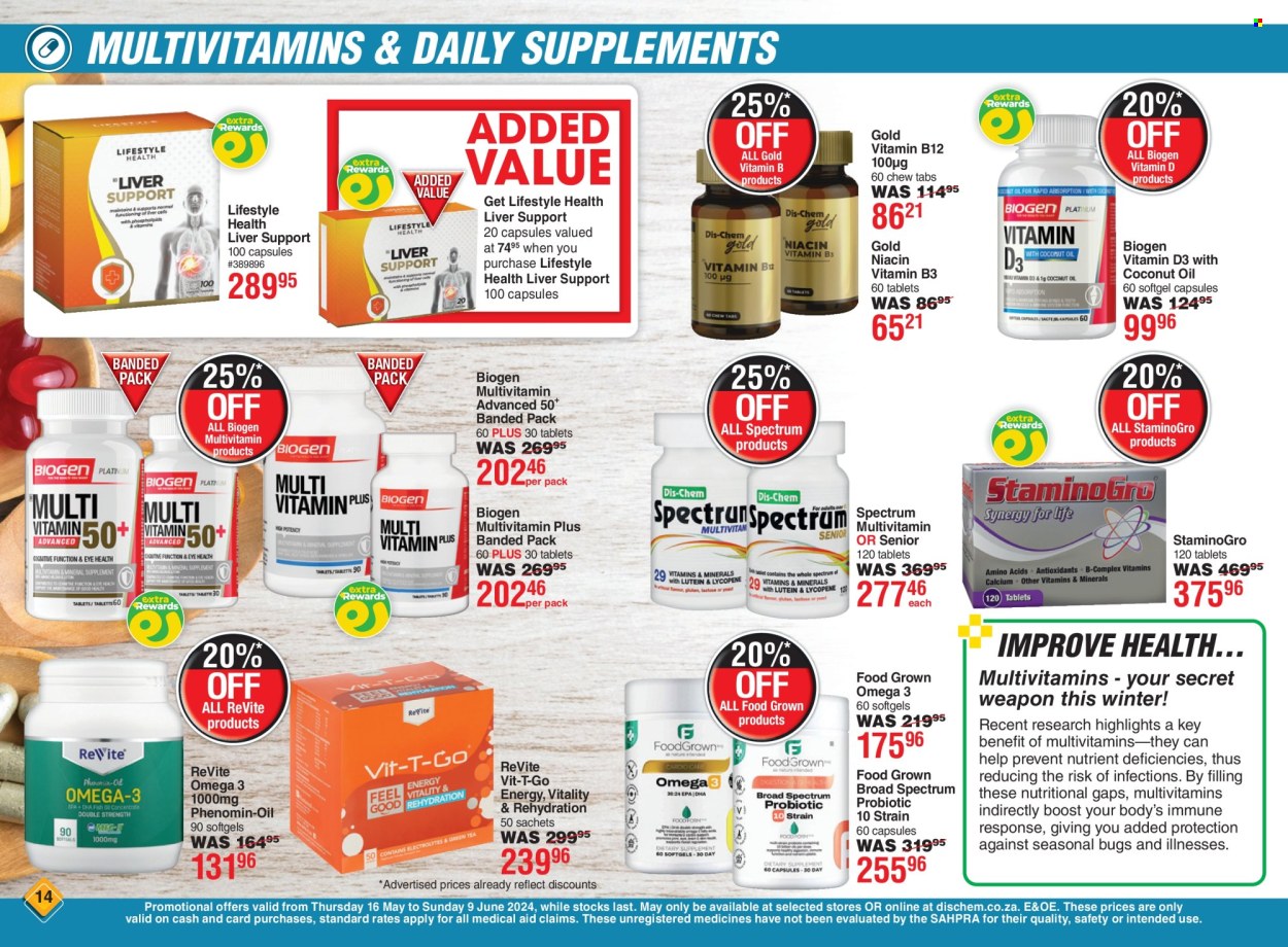 Dis-Chem specials - 16/05/2024 - 09/06/2024. Page 14