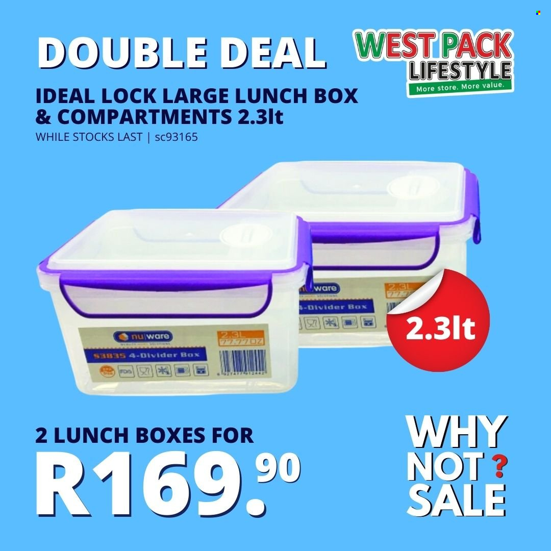 West Pack Lifestyle specials. Page 1
