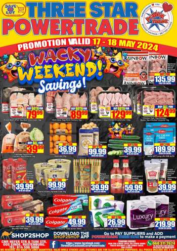 Three Star Cash and Carry catalogue  - 17/05/2024 - 18/05/2024.