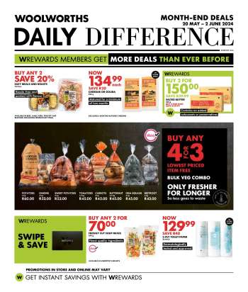 Woolworths catalogue  - 20/05/2024 - 02/06/2024.