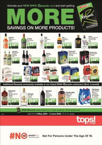 TOPS at SPAR catalogue  - 08/05/2024 - 02/06/2024.