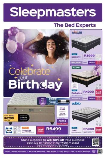 Sleepmasters catalogue  - 20/05/2024 - 23/06/2024.
