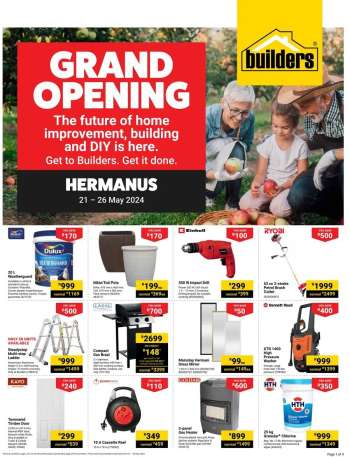 Builders catalogue  - 21/05/2024 - 26/05/2024.