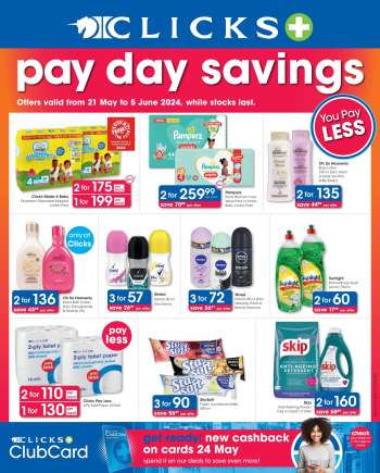 Clicks catalogue  - 21/05/2024 - 05/06/2024.