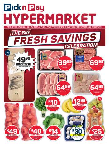 Pick n Pay Hypermarket catalogue  - 23/05/2024 - 26/05/2024.