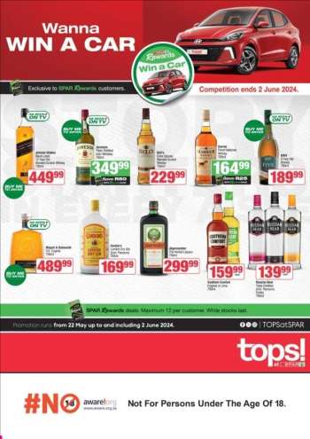 TOPS at SPAR catalogue  - 22/05/2024 - 02/06/2024.