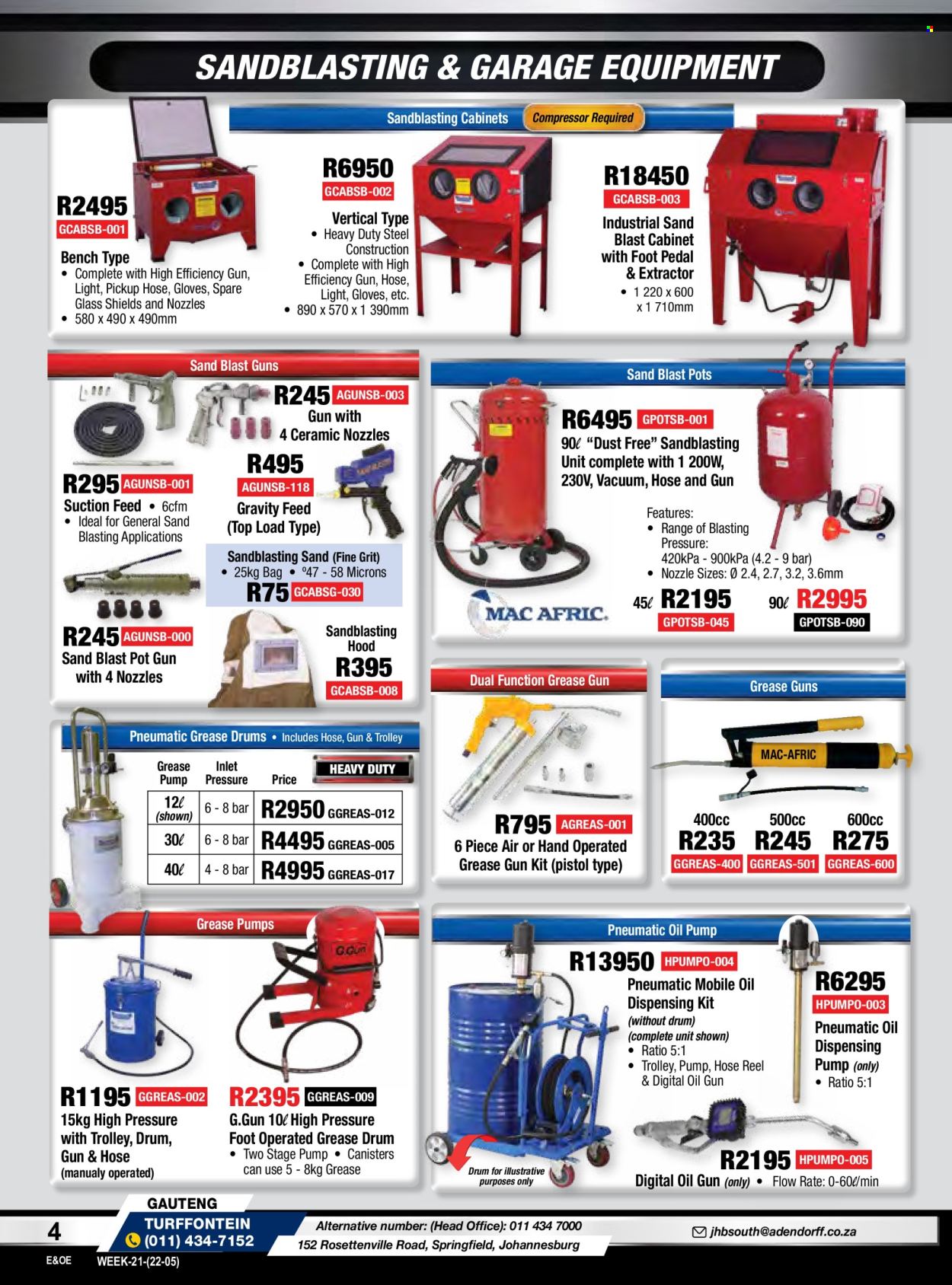 Adendorff Machinery Mart specials. Page 6